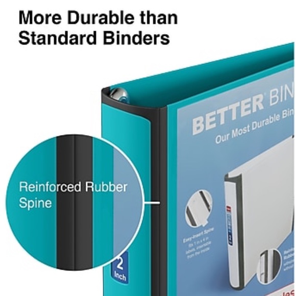 Staples 2” 3-ring binder - Picture 4 of 6